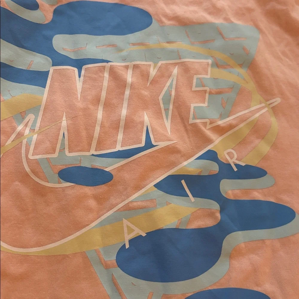 Nike Light Pink Tee with Blue Graphic size 2XL brand new tags